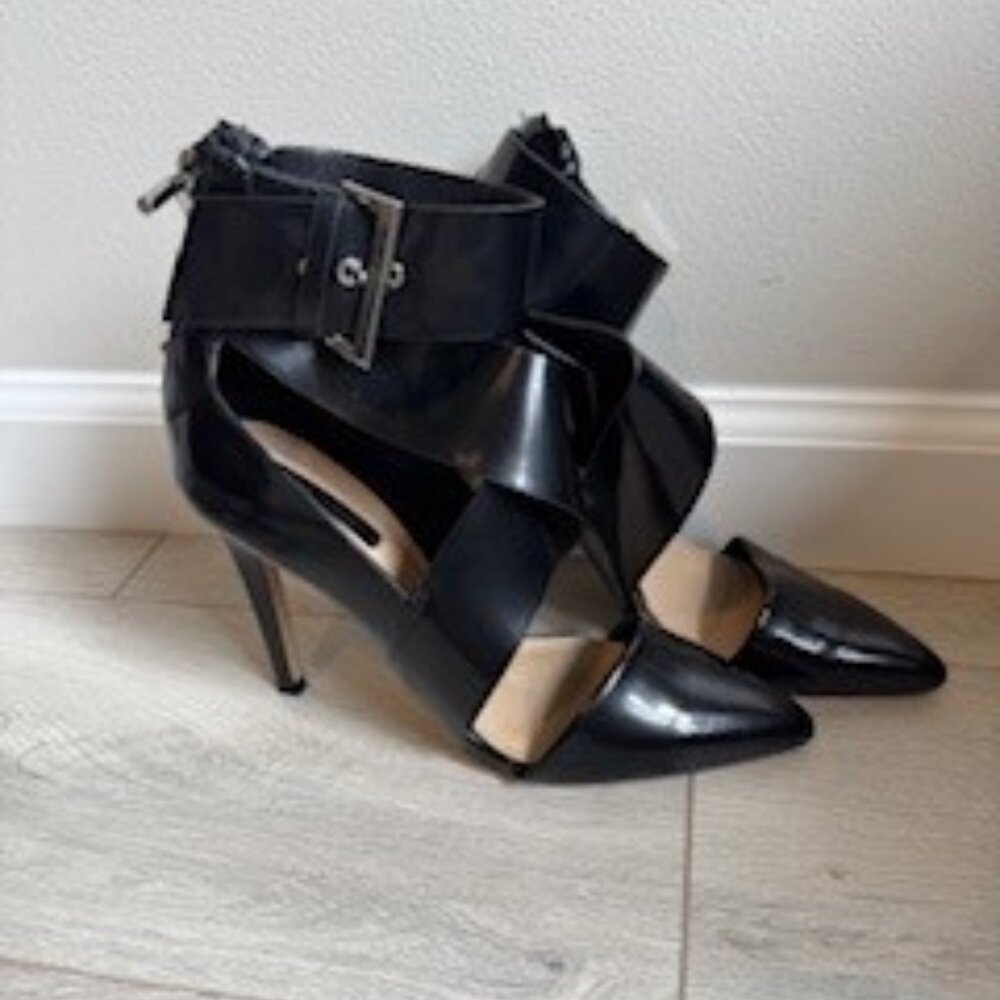Zara Trafaluc Pointy Toe Heel with Ankle Strap